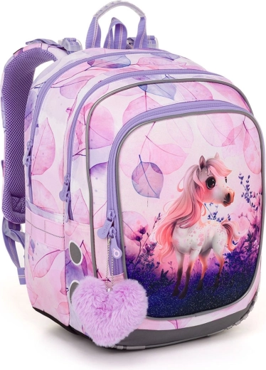 Topgal ENDY mochila escolar ligera con caballito