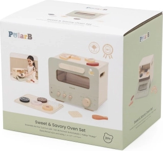 Horno de madera con galletas PolarB by Viga Toys