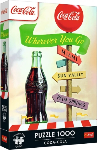 Puzzle 1000 Premium Plus – COCA-COLA Kamkoli apuntas