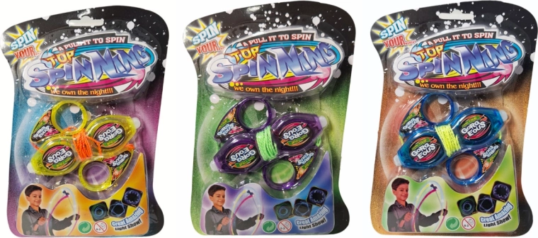 Juguete de destreza luminoso – spinning