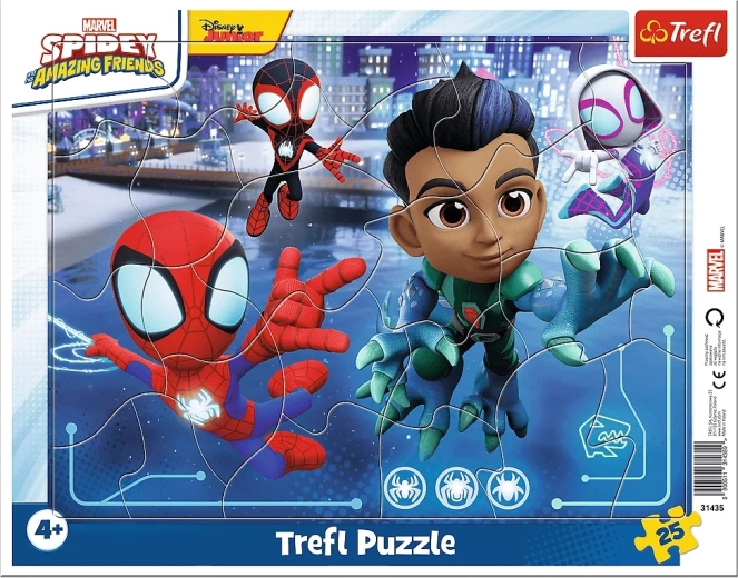 Puzle Spiderman Salto arácnido 25 piezas