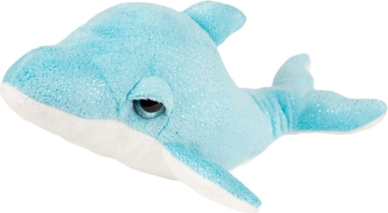 Delfín de peluche azul