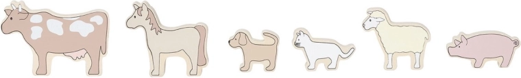 6 animales para jugar a la granja