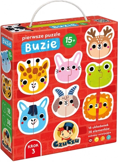 Primeros puzles - Caras de animales