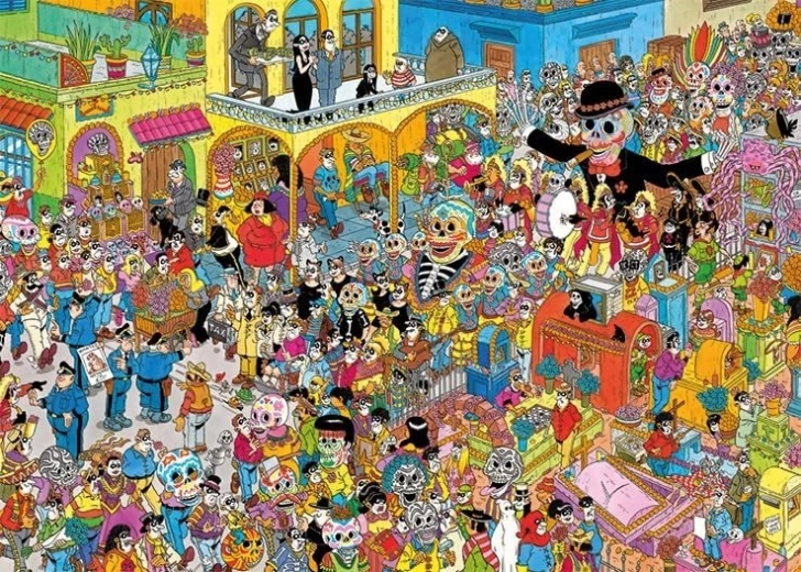 Puzzle JUMBO Día de los Muertos de 1000 piezas