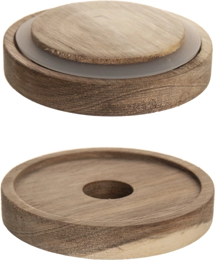 Tapa de acacia con sellado