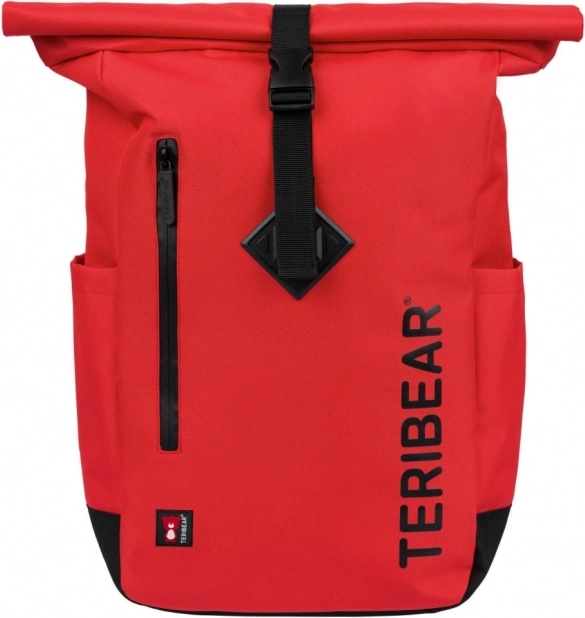 BAAGL mochila enrollable Teribear roja