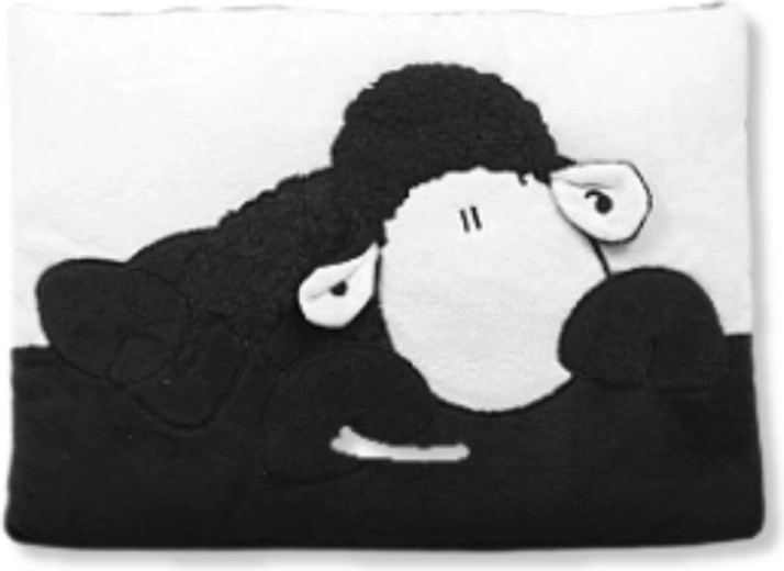 Cojín blanco y negro SHEEPWORLD II
