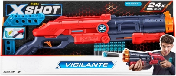 Pistola infantil X-Shot Vigilante 24 dardos