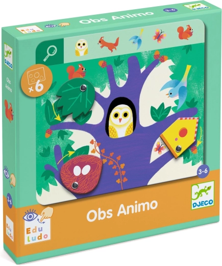 Juego educativo Djeco Eduludo – conteo con animales