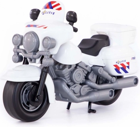Moto policial para los más pequeños Polesie blanca