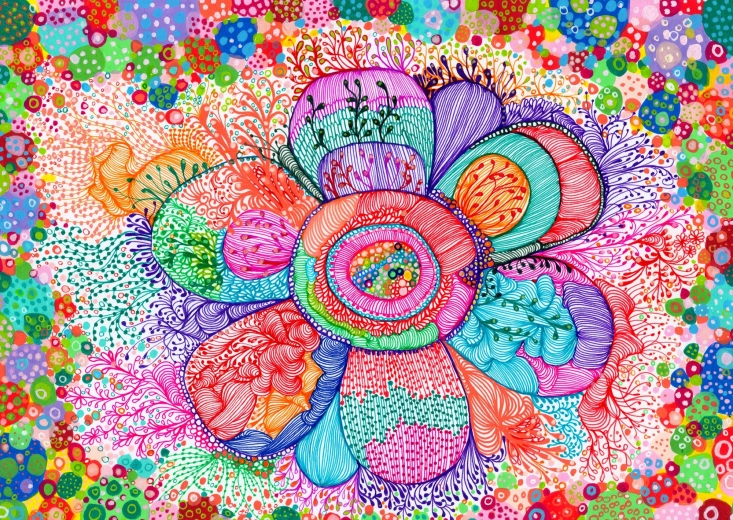 Puzzle Enjoy Ritmo floral 1000 piezas