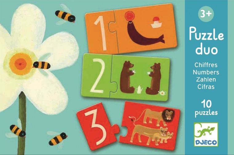 Duo puzzle Números DJECO