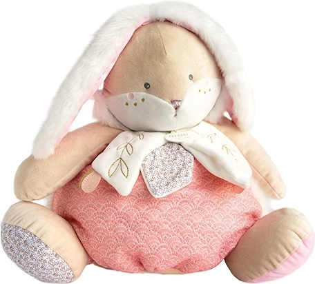 Doudou conejito rosa con espacio de almacenamiento para pijama 38 cm