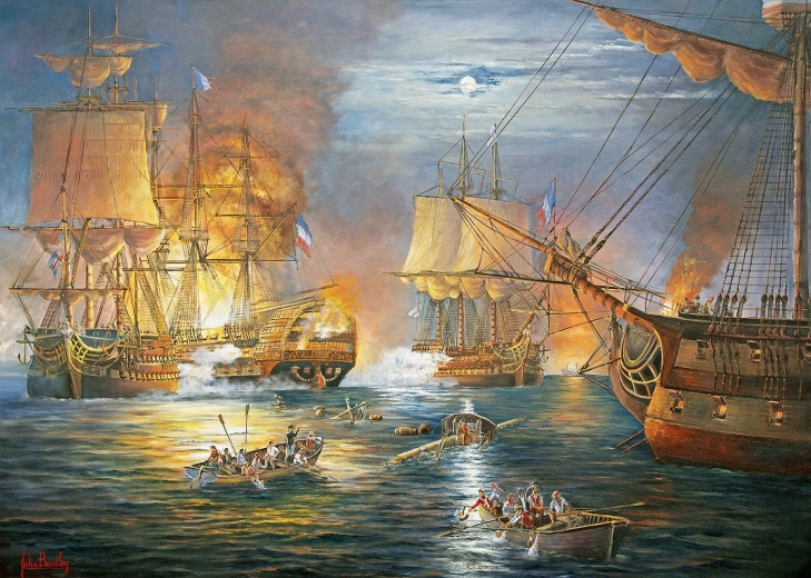 Puzzle Batalla del Nilo 1000 piezas ALIPSON