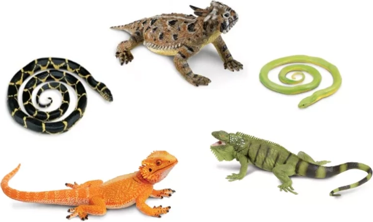 Safari Ltd. serpientes y lagartos – set de 5 figuras