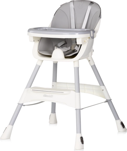 Trona de comedor Chipolino Avocado Platinum