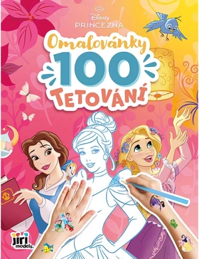 Libro para colorear con 100 tatuajes Disney Princesas