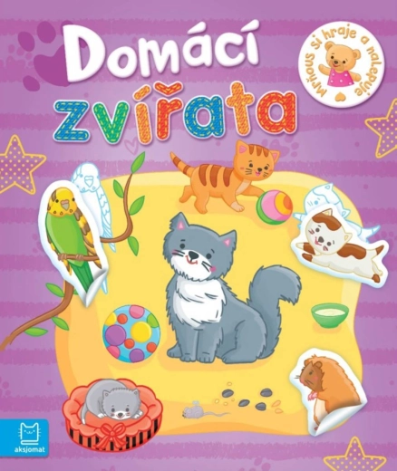 Mrňous juega y pega: animales domésticos – libro de pegatinas