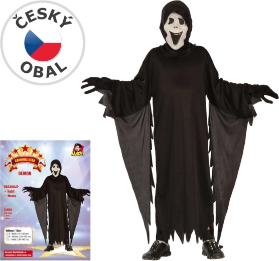 Disfraz de carnaval infantil de demonio 110–120 cm