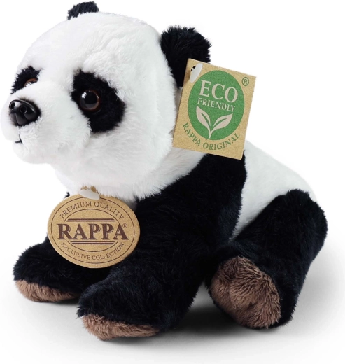 Panda de peluche sentada Eco-Friendly de 18 cm