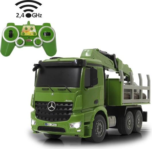 Camión forestal RC Jamara Mercedes-Benz Arocs para transporte de madera 1:20, 2,4 GHz