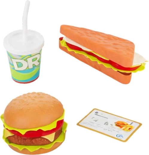 Accesorios FAST FOOD para juego temático