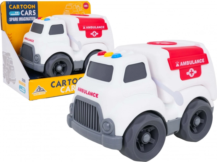 Ambulancia interactiva con luces y sonidos