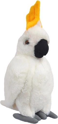Cacatúa blanca de peluche 22 cm