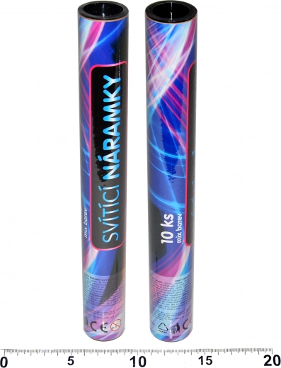 Pulseras luminosas 10 uds