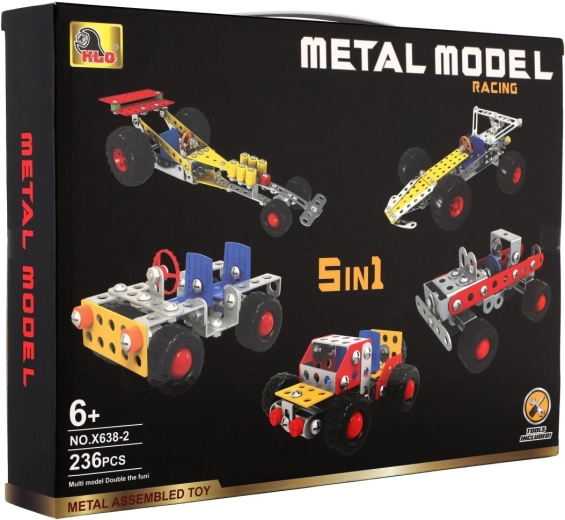 Cinco modelos en un solo kit de construcción