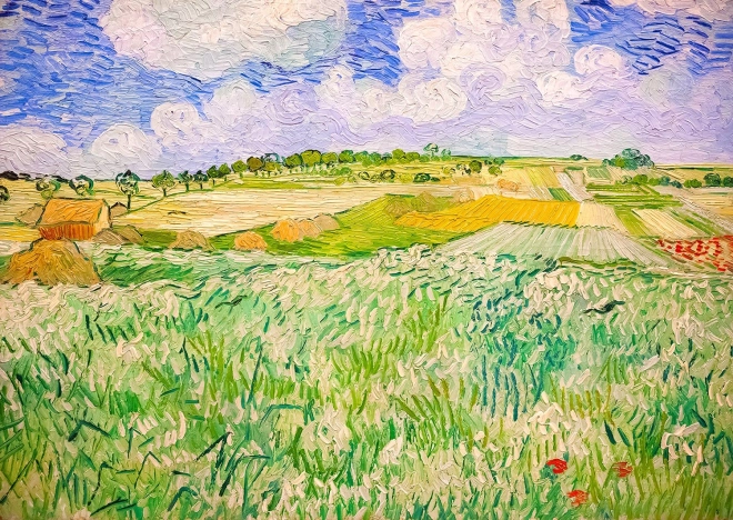 Puzle Vincent van Gogh: Paisaje en Auvers 1000 piezas