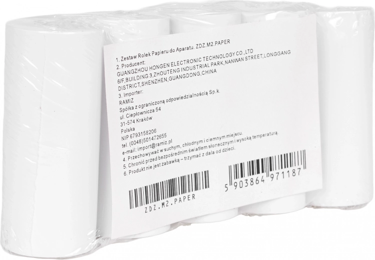 Juego de rollos de papel para cámara instantánea infantil (5 uds)