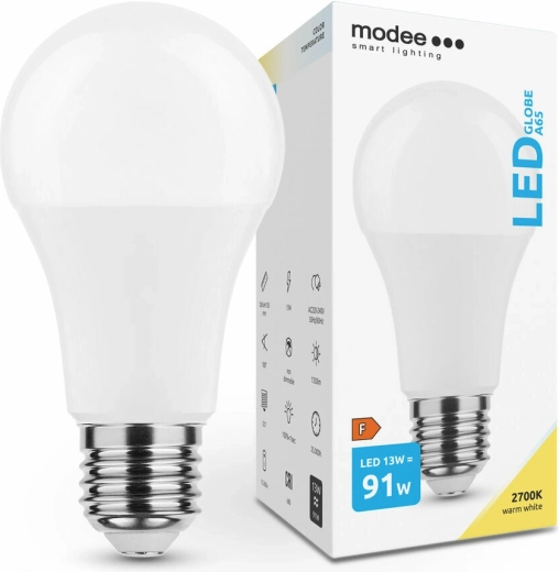 Modee Smart Lighting bombilla LED globo E27 13 W blanco cálido