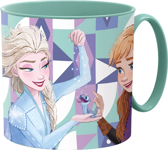 Taza infantil de plástico Frozen 260 ml azul