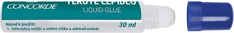 Pegamento líquido transparente con esponja 30 ml CONCORDE