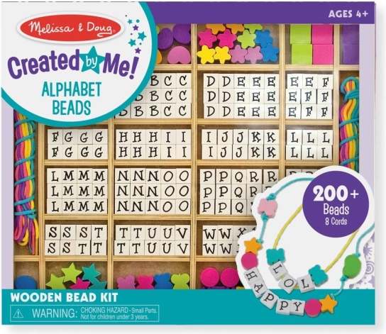 Kit creativo de cuentas con letras