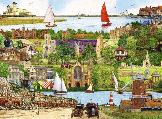 Puzzle Ravensburger Escapada a Norfolk 500 piezas