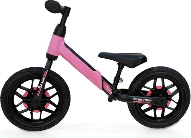 Bicicleta de equilibrio Qplay Spark rosa