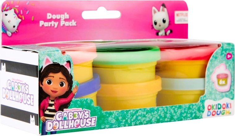 Plastilina para modelar La casa de muñecas de Gabby, 6 colores