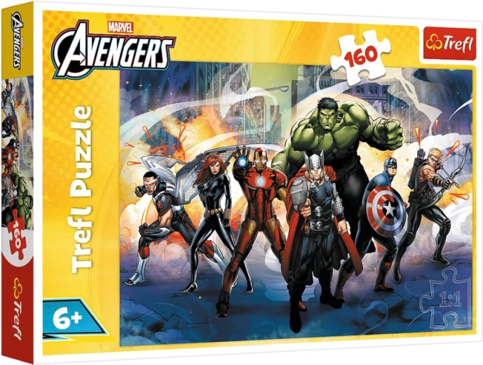 Puzzle de 160 piezas – superpoderes – DISNEY MARVEL The Avengers – Trefl