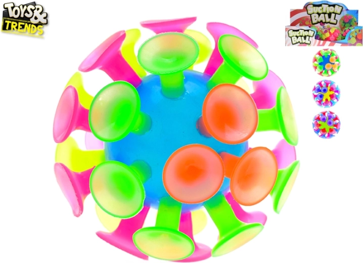 Pelota con ventosas de 10 cm para niños