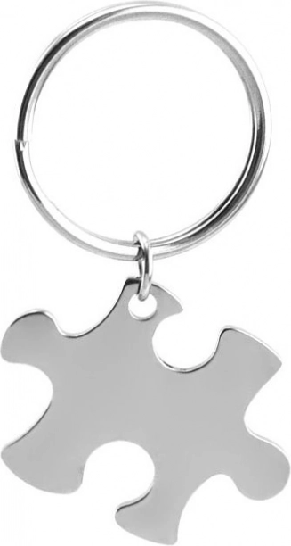Colgante de acero con forma de puzzle