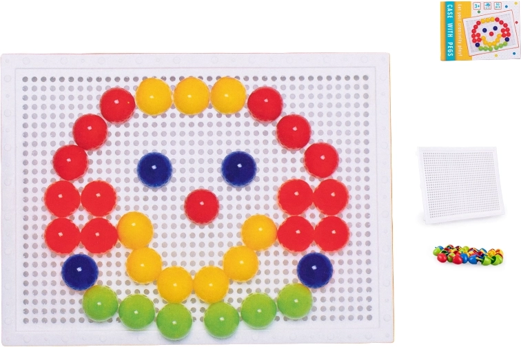 Mosaico con clavijas, 50 uds. en maletín