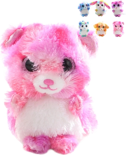 Llavero de peluche Brilloo Friends animalito con clip - 1 unidad
