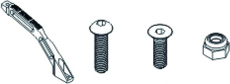 Soporte trasero del chasis JAMARA X3 7075 C NC HN de aluminio 7075 mecanizado por CNC