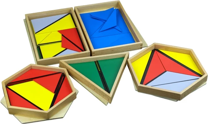 Moyo Montessori triángulos constructivos