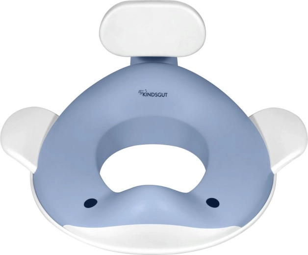 Kindsgut adaptador de asiento para WC ballena azul grisáceo - 1 unidad
