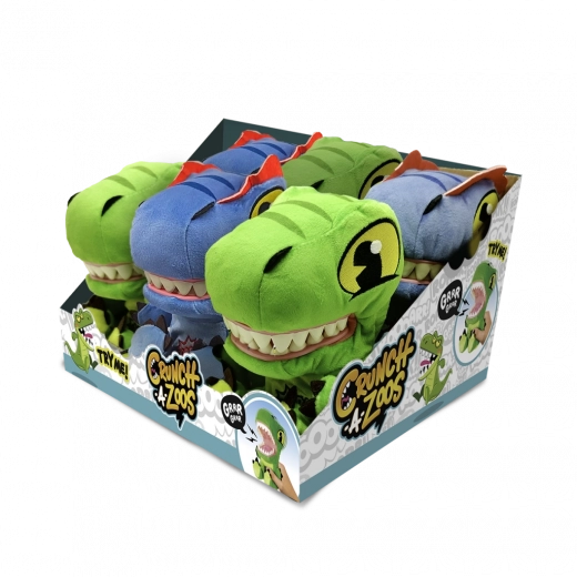 Dinosaurio de peluche Crunchazoos con sonido