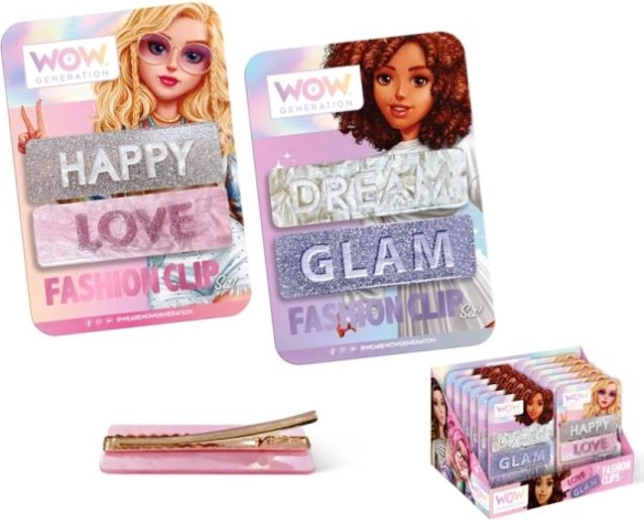 Set de 2 clips de pelo de moda WOW Generation Fabulous Glam